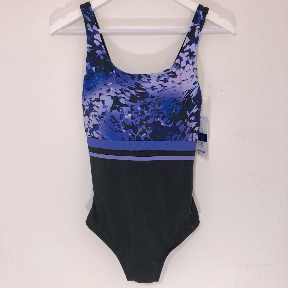 NWT Swimsuits For All Empire Waist One Piece Swimsuit